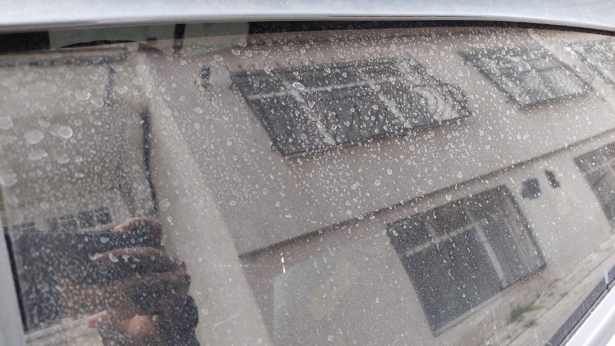 Tekirdağ'da gökten çamur yağdı - Resim : 1