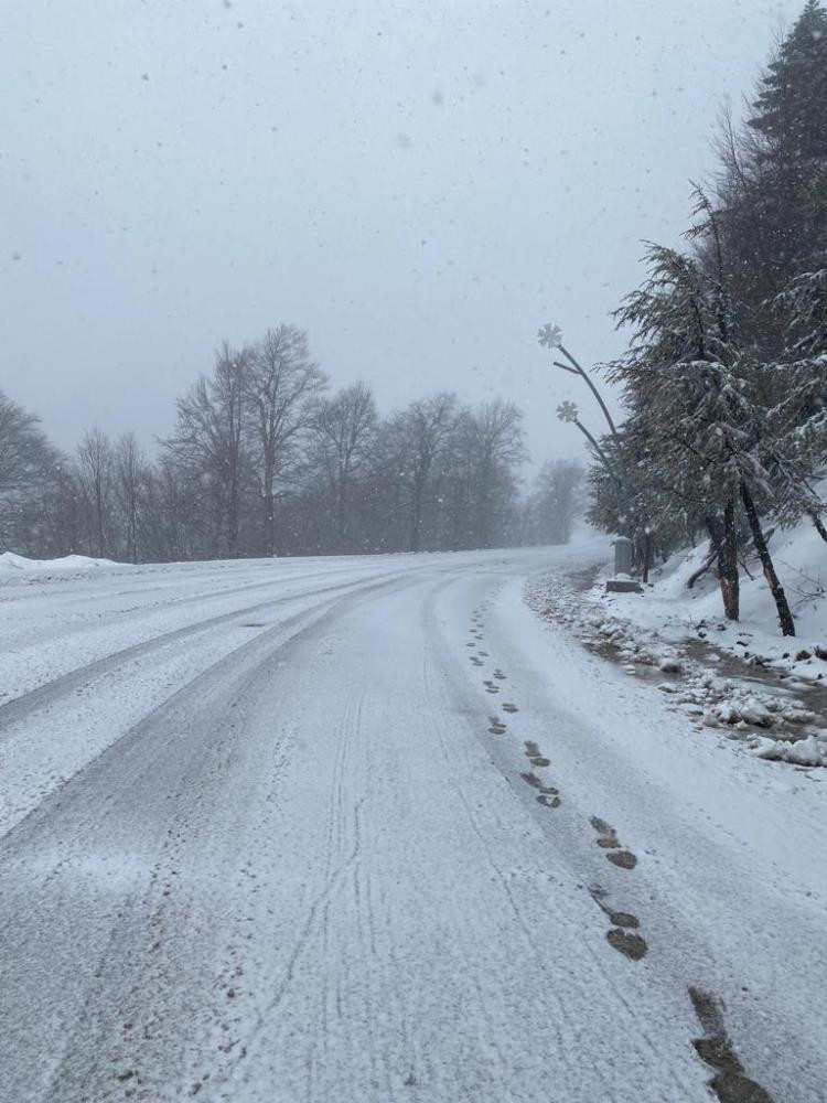 İstanbul'un dibinde kar lapa lapa yağıyor. Kar kalınlığı 90 santimetre - Resim : 8