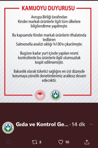 Çikolatası bir çocuğun ölümüne neden olmuştu! Kinder'den flaş Türkiye açıklaması - Resim : 1