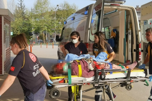 Çamaşır asarken asansör boşluğuna düştü. Talihsiz kadın ölümden döndü - Resim : 1