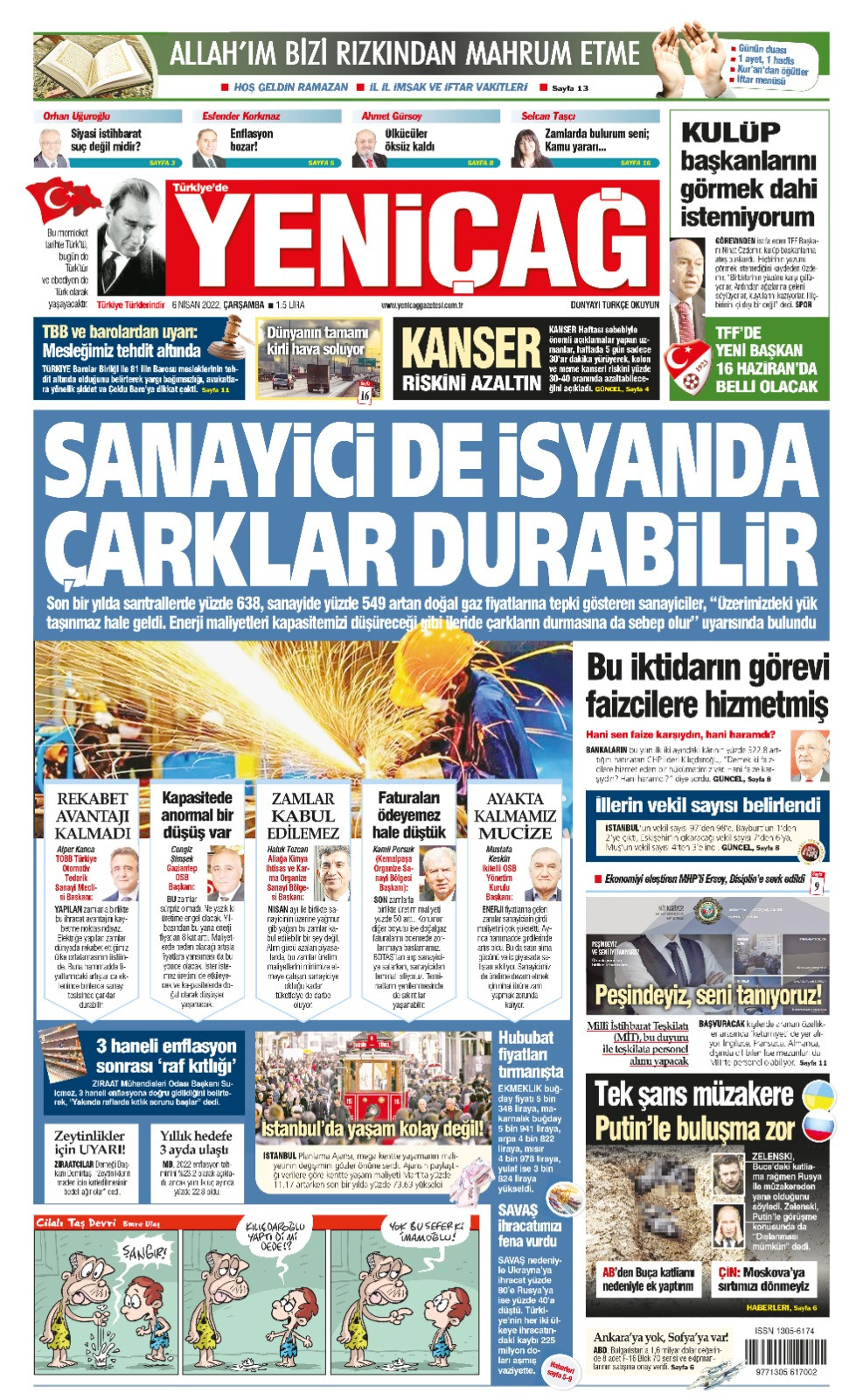 Yeniçağ sanayideki büyük tehlikeyi manşete taşıdı - Resim : 1