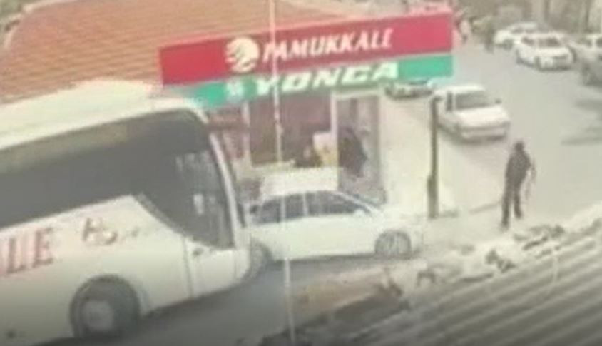 Kırklareli’nde yolcu otobüs şoförü dar sokakta dehşet saçtı - Resim : 1