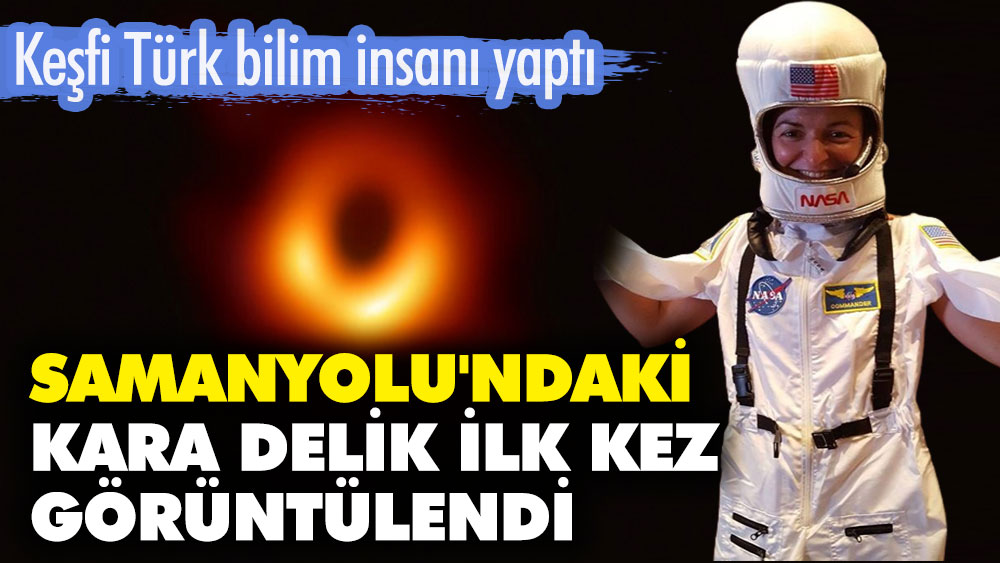 The black hole in the Milky Way has been spotted for the first time.  Turkish professor Feryal Özel announced