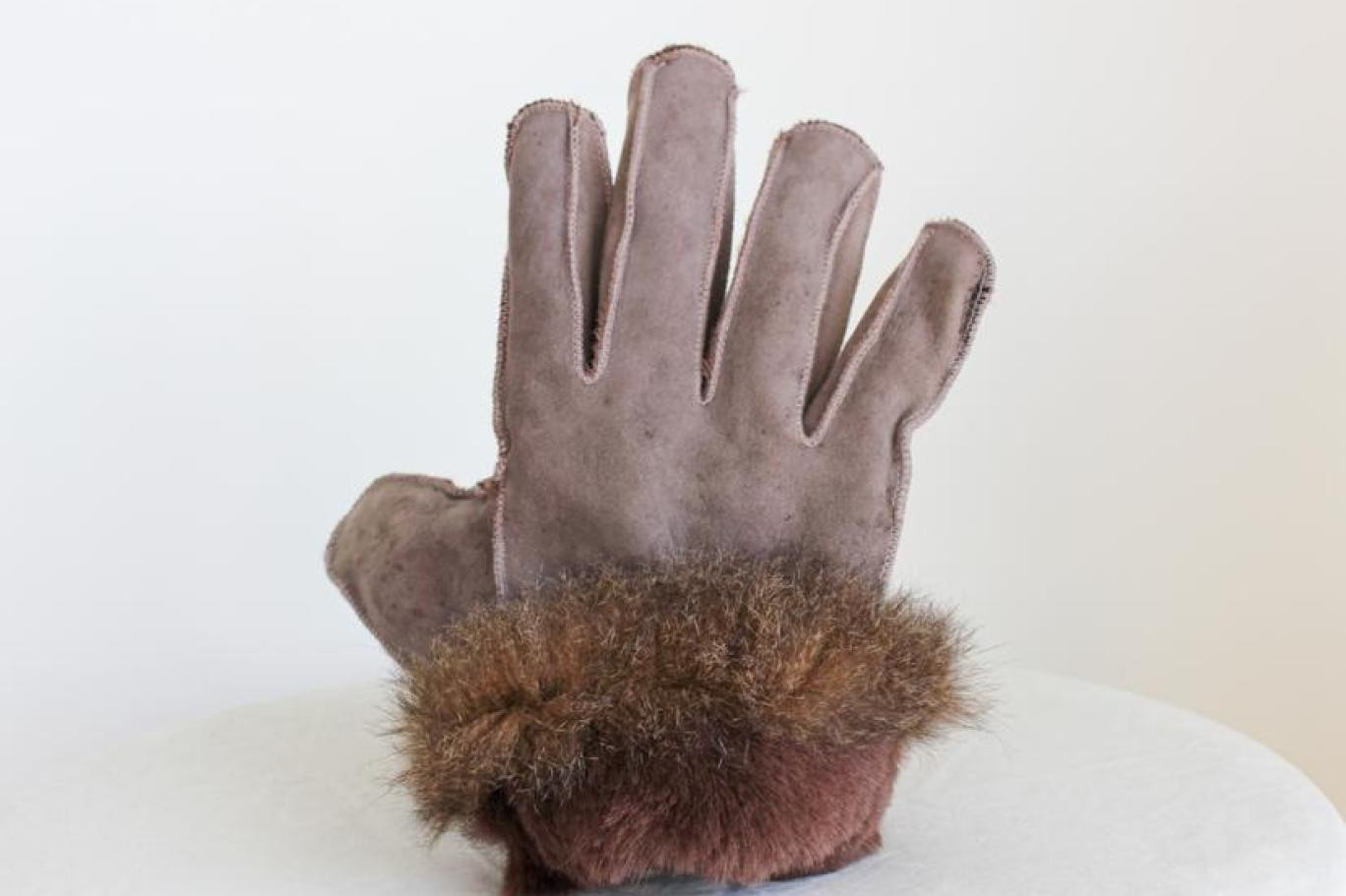 Evlerimizin neşe kaynağı hayvanın tüyünden eldiven - Resim : 1