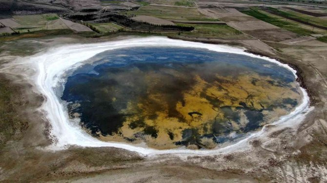 Kartpostallık görüntüler oluşan Kellah Gölü'nde tehlike çanları çalıyor - Resim : 1