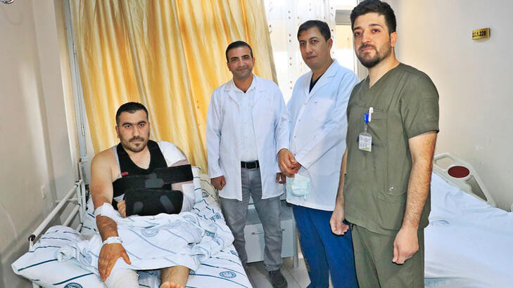 Bacağından alınan kemik, kolunu kesilmekten kurtardı - Resim : 2