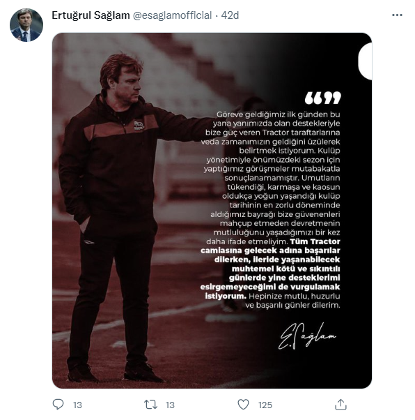 Ertuğrul Sağlam veda etti - Resim : 1