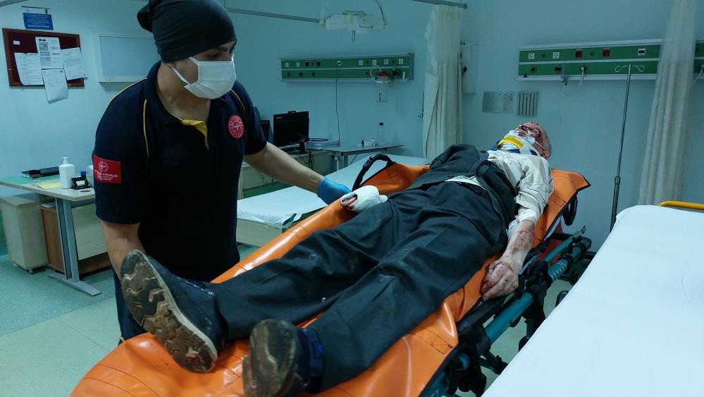 Kabinsiz asansörde yaşam savaşı - Resim : 3