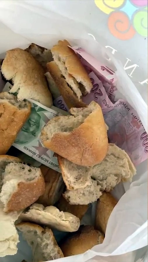 Dilencinin yarım günlük kazancı şok etti - Resim : 1