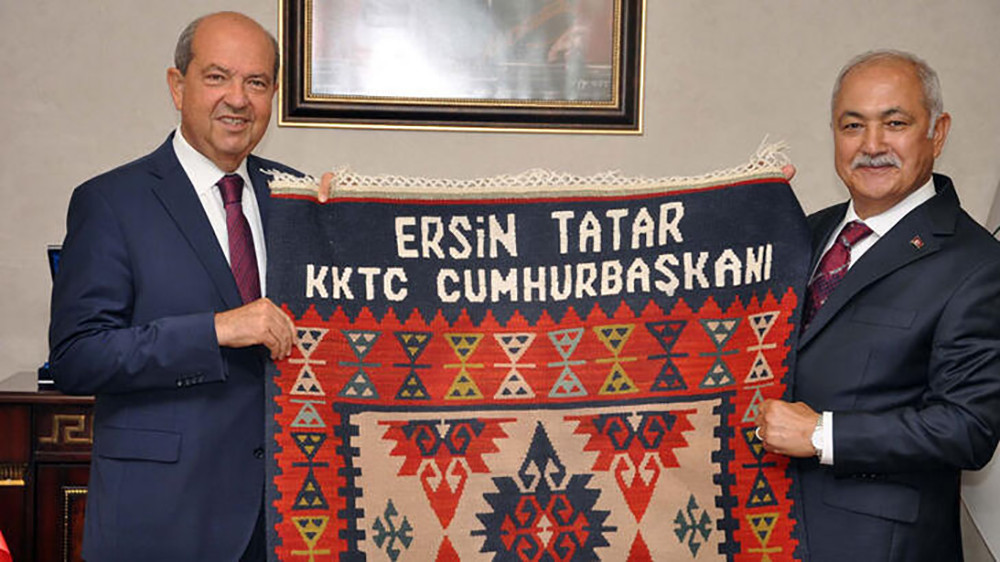 KKTC Cumhurbaşkanı Ersin Tatar Osmaniye'de 'Mehter Marşı'yla karşılandı - Resim : 5