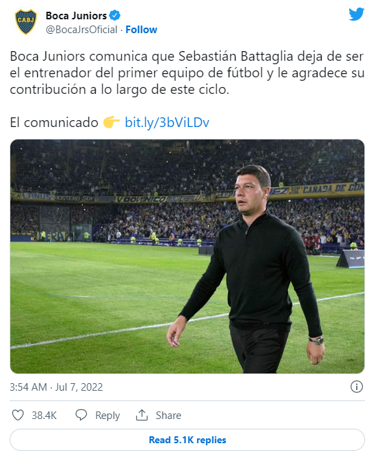 Boca Juniors'ta ayrılık. Bir devir sona erdi - Resim : 1