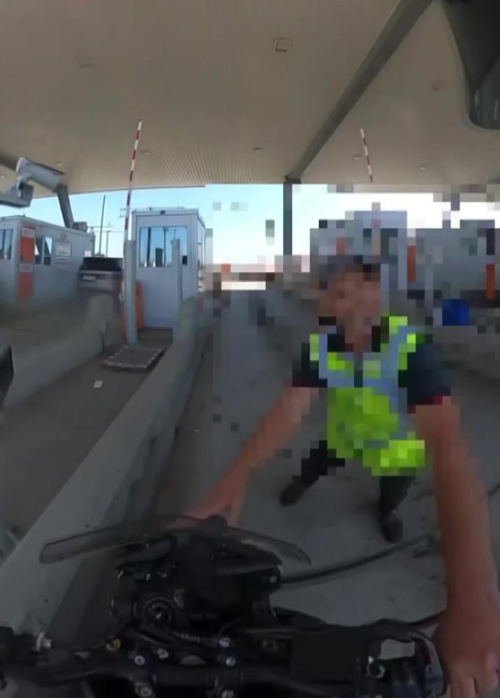 183 kilometre hızla tek teker gitti - Resim : 4