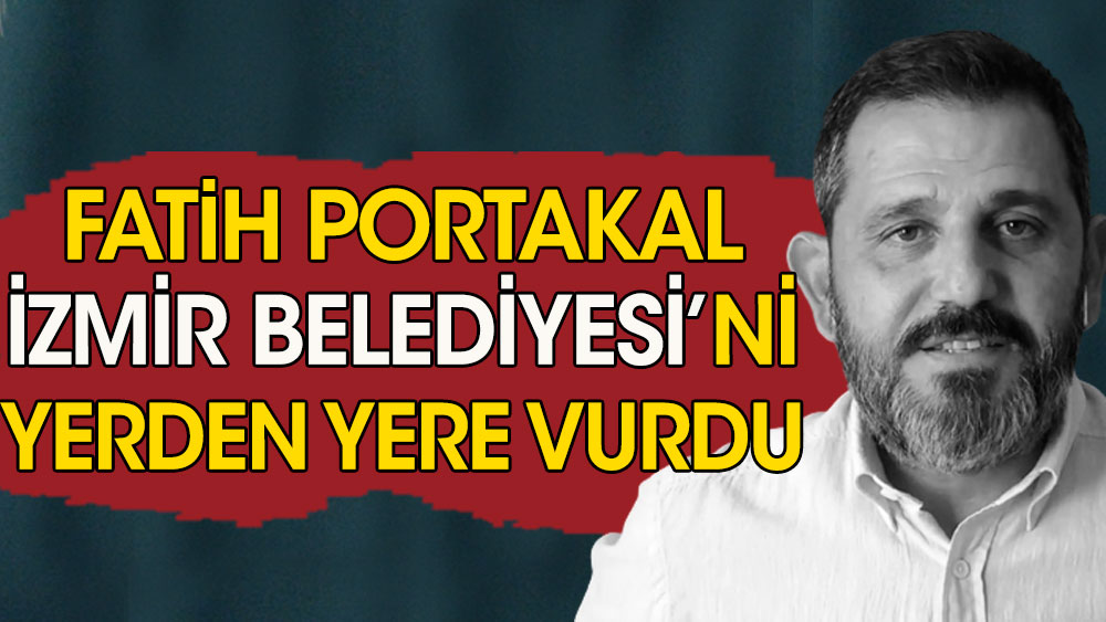 Fatih Portakal ha colpito il comune di Smirne da zero