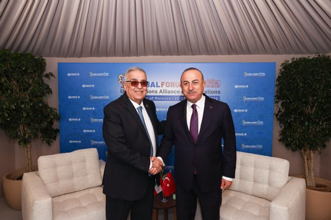 Dışişleri Bakanı Çavuşoğlu, Fas'ta Lübnanlı mevkidaşı Buhabib ile görüştü - Resim : 1