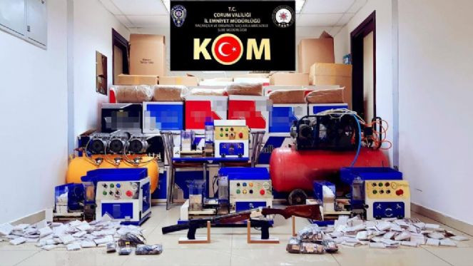 Yılbaşı üzeri kaçak sigara baskını - Resim : 1