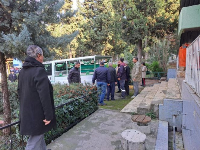 Kayınbiraderinin öldürdüğü kadına hazin tören - Resim : 2