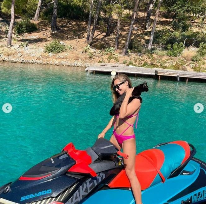 Dünya rekortmeni serbest dalıcımız Şahika Encümen'e Mısır'dan gelen misafir - Resim : 1