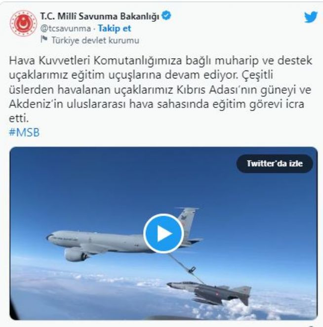 MSB muharip uçaklarının eğitim görüntülerini paylaştı - Resim : 3