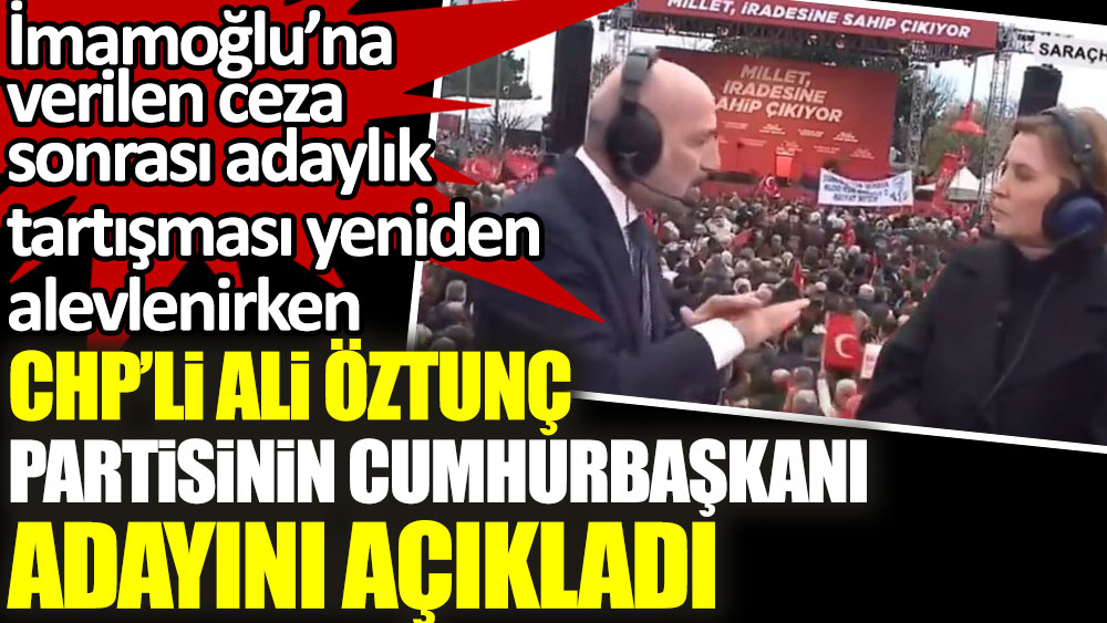 Mamo Lu'na Verilen Ceza Sonras Adayl K Sorusu: CHP'nin Aday N Canl Yay ...