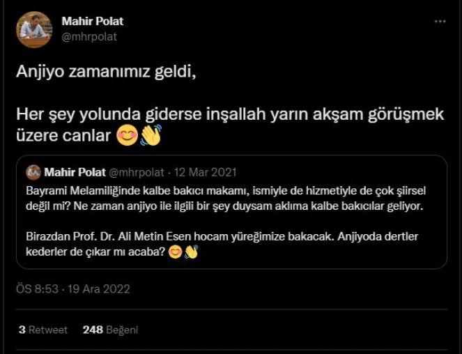 Mahir Polat kalp anjiyosuna girecek - Resim : 1