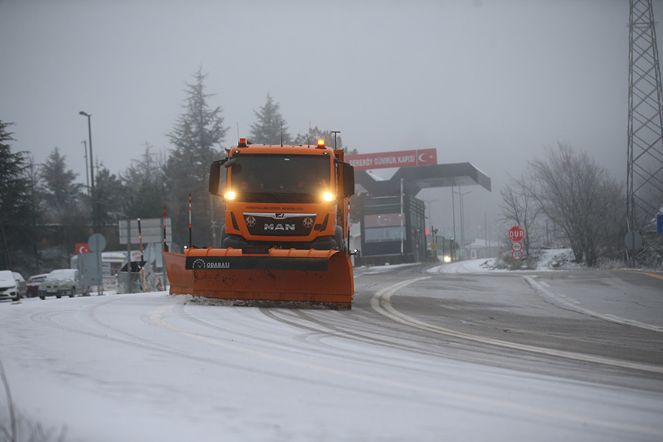 Trakya'da kar yağışı başladı - Resim : 1