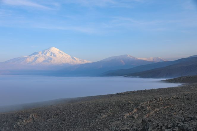 Aras Vadisi sis denizi oldu - Resim : 3