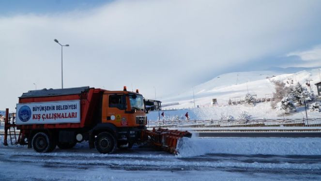 Kar kalınlığı 40 santimetre oldu - Resim : 3