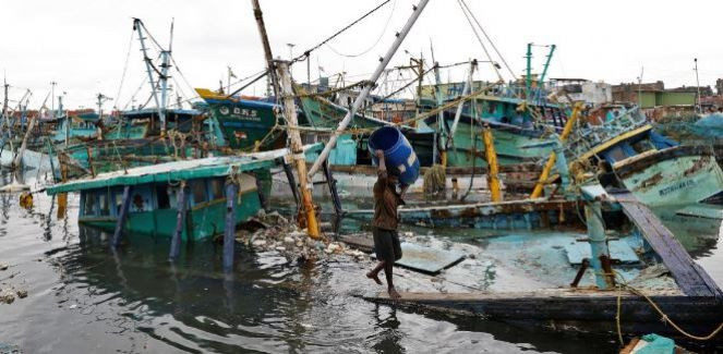 Hindistan’ı Mandous Kasırgası vurdu: 4 ölü - Resim : 1
