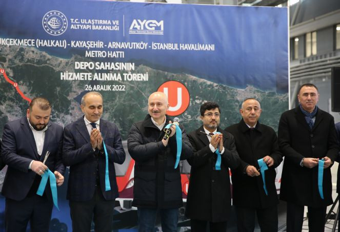 Halkalı-İstanbul Havalimanı Metro Hattı Depo Sahası hizmete girdi - Resim : 6