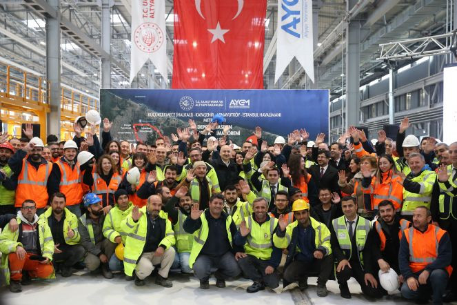 Halkalı-İstanbul Havalimanı Metro Hattı Depo Sahası hizmete girdi - Resim : 10