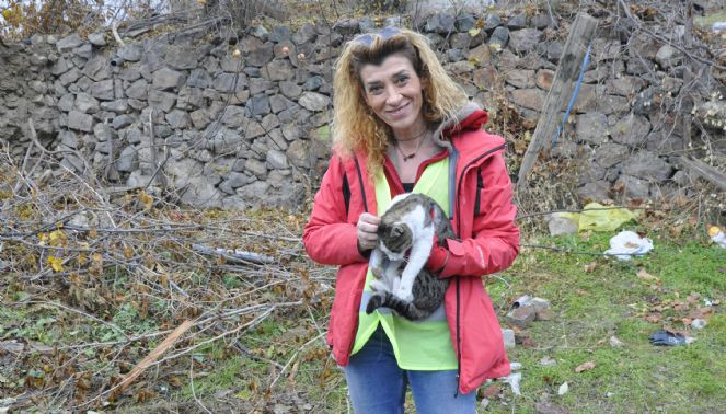Yusufeli'nde sular altında kalacak yerlerdeki sokak hayvanları tahliye ediliyor - Resim : 8
