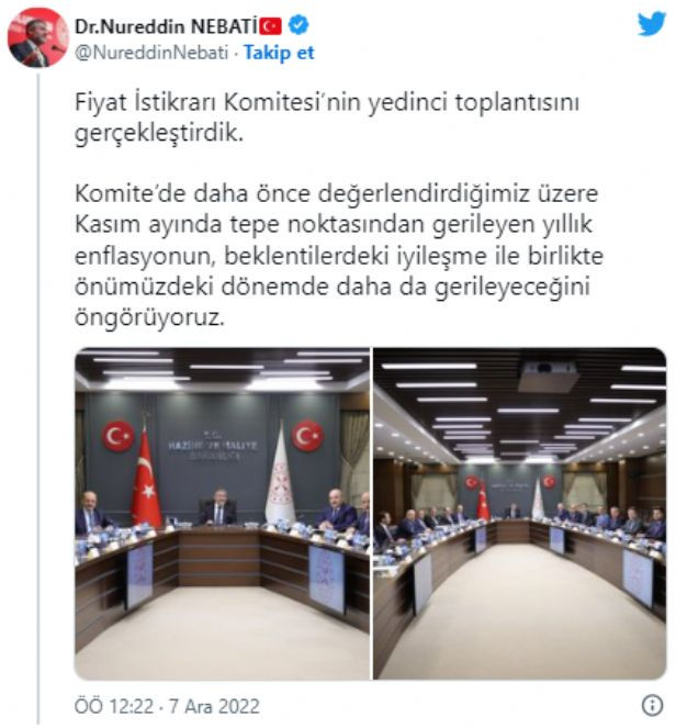 Fiyat İstikrarı Komitesi'nin 7'nci toplantısı yapıldı - Resim : 1