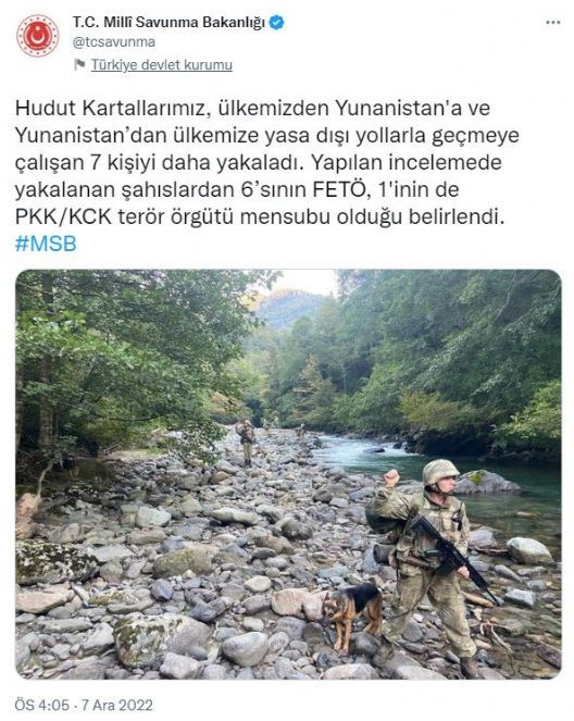 Sınırdan kaçak geçmeye çalışan 6 FETÖ ve 1 PKK/KCK üyesi yakalandı - Resim : 1