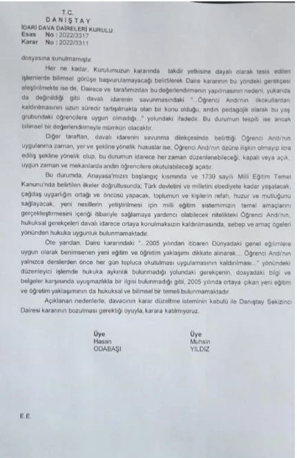 Ne karar aldırırlarsa aldırsınlar Türküz Doğruyuz Çalışkanız... Danıştay Üst Kurulu da Andımızın okutulmasını reddetti - Resim : 5