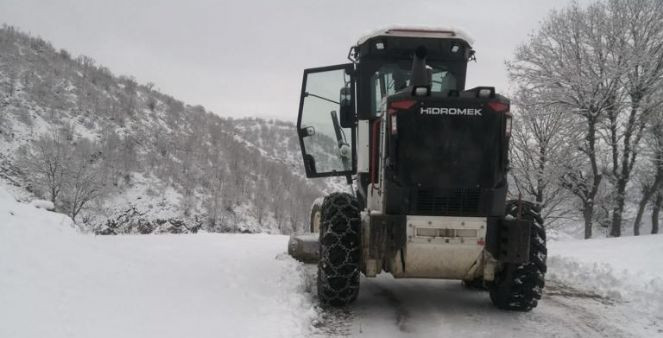 Tunceli’de 47 köy yolu kardan kapandı - Resim : 5