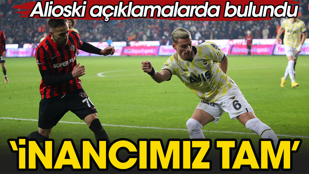 Fenerbahce Alioski lit the championship fire