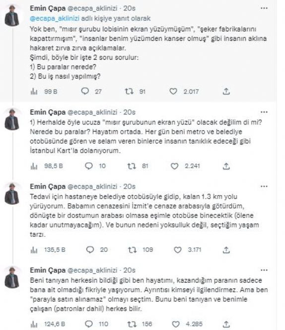 Medyada yeni kapışma. Emin Çapa ve Enver Aysever birbirine girdi - Resim : 5