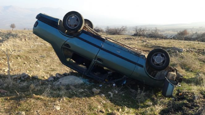 Otomobil ters dönmüş bulundu! Sürücü kayıp - Resim : 3