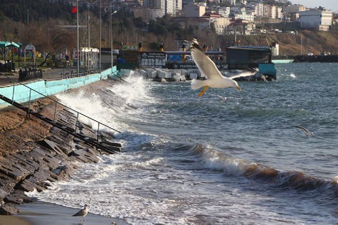 Tekirdağ'da lodos etkisini sürdürüyor - Resim : 5
