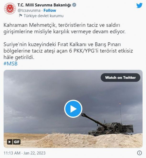 MSB duyurdu! 6 terörist etkisiz hale getirildi - Resim : 1