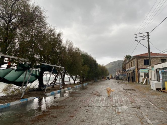 Datça'yı fırtına vurdu - Resim : 2