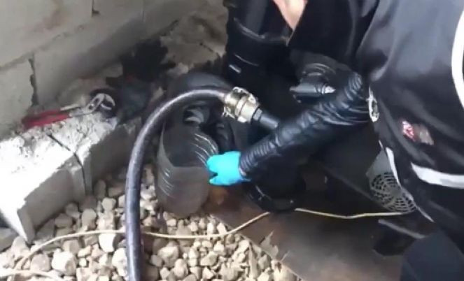 Gaziantep'te kaçak akaryakıt operasyonu (03 Ocak 2023) - Resim : 4