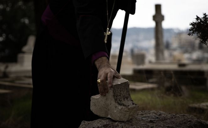 Kudüs’te Hristiyan mezarlığına çirkin saldırı - Resim : 1