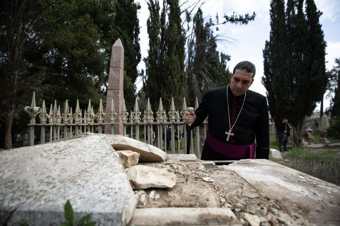 Kudüs’te Hristiyan mezarlığına çirkin saldırı - Resim : 5