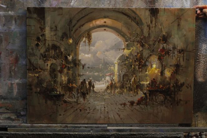 Remzi Taşkıran: Atölyem benim mabedim gibidir - Resim : 6