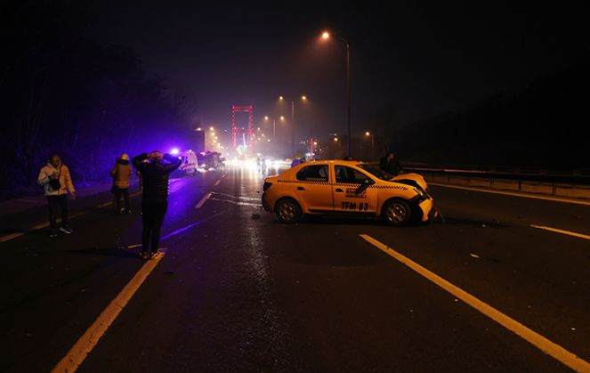 Beykoz'da zincirleme trafik kazası: 6 yaralı - Resim : 6