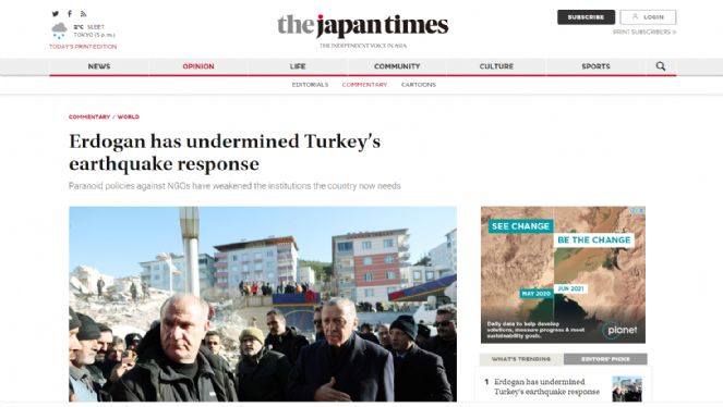 Japon basınından Erdoğan'ı çok kızdıracak sözler... - Resim : 1