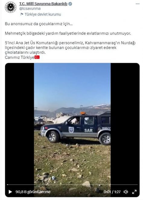 MSB'dan çocuklar için duygusal paylaşım - Resim : 1