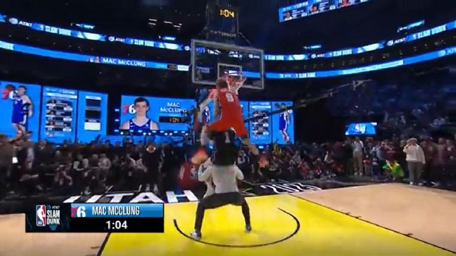 Nba All-Star'da smaç yarışmasının şampiyonu belli oldu. McClung ağızları açık bıraktı - Resim : 1