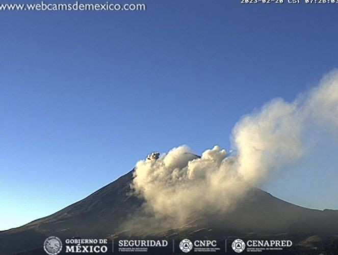 Popocatepetl Yanardağı’nda son 24 saatte 7 patlama - Resim : 1